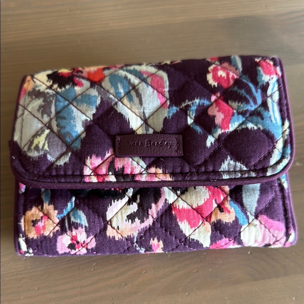 Vera Bradley Purple Floral Quilted Women's Wallets